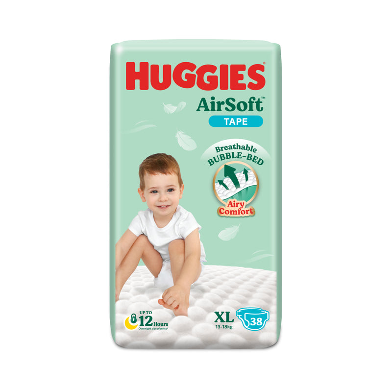 Huggies Diapers Airsoft SJP (Extra Large) 38pcs/pack