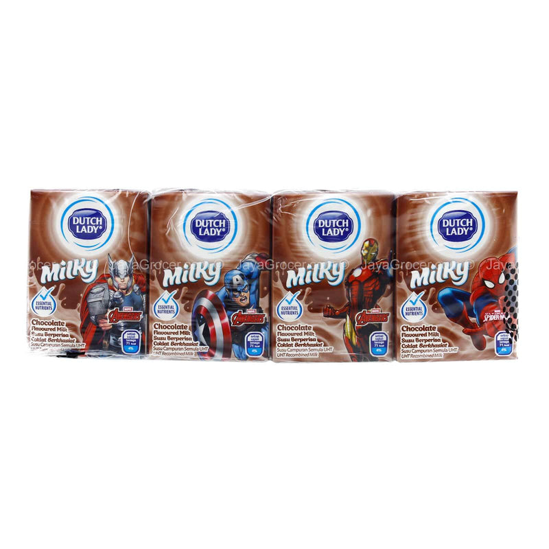 Dutch Lady Milky Marvel Chocolate Flavoured Milk 125ml x 4