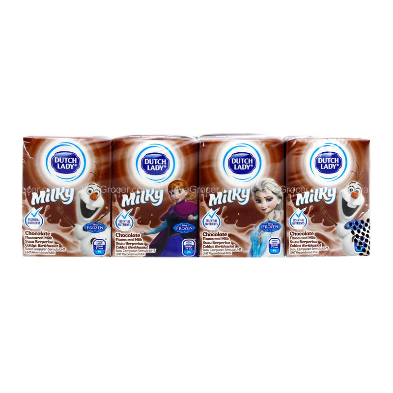 Dutch Lady Milky Frozen Chocolate Flavoured Milk 125ml x 4