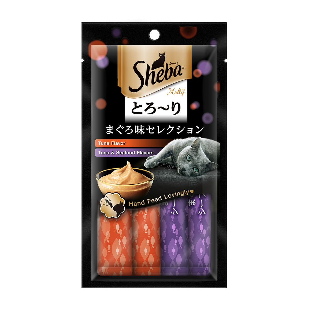 Sheba Melty Tuna And Tuna Seafood Flavours 48g