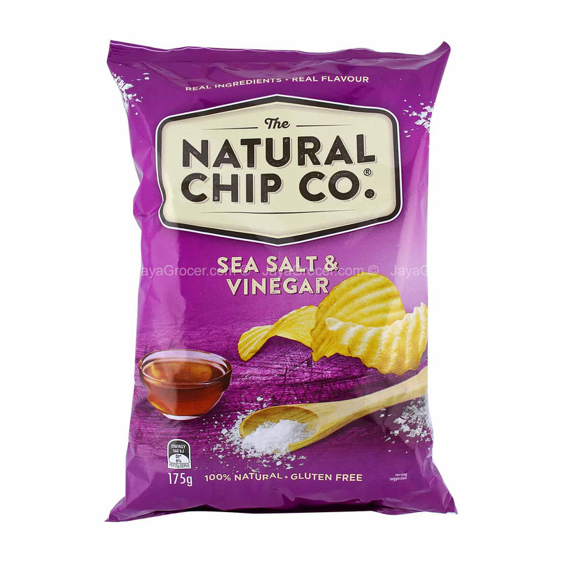 Natural Chip Co Sea Salt and Vinegar Potato Chips 175g