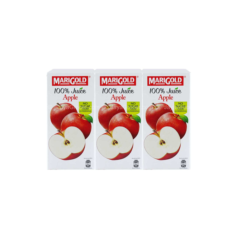 Marigold 100% Juice Apple 200ml x 3