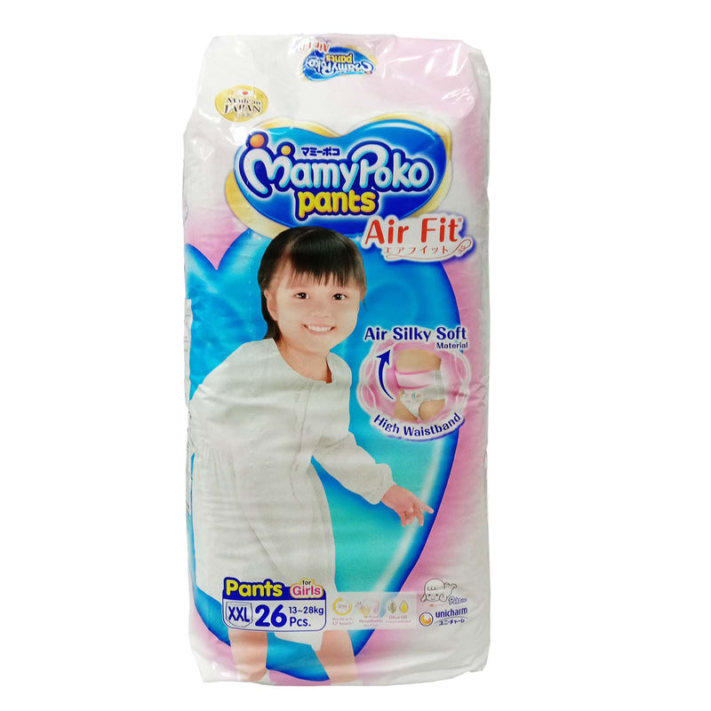 Mamy Poko Air Fit Pants Girl Diapers (Extra Extra Large) 26pcs/pack