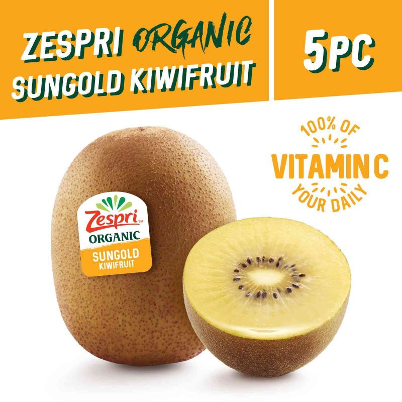 Zespri Organic Sungold Kiwi (Italy) 5pcs/pack