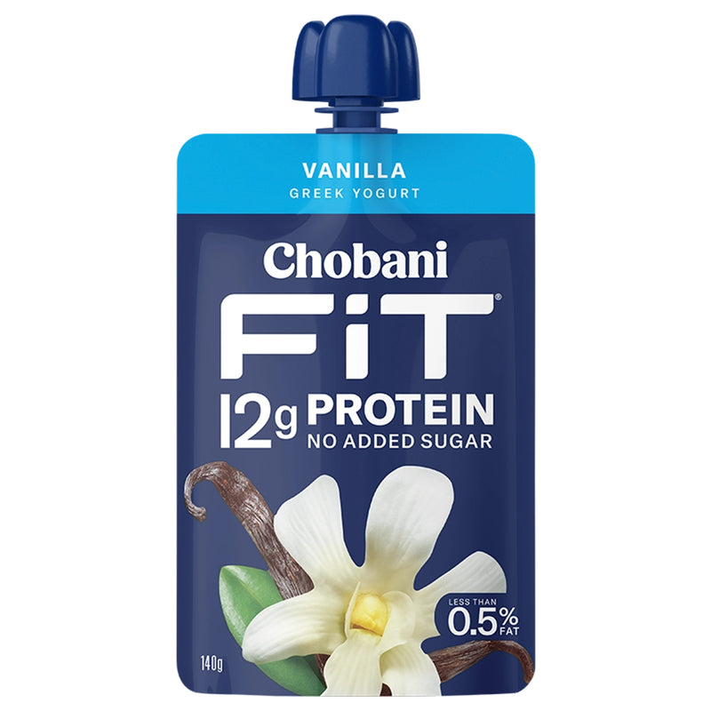 Chobani Fit Vanilla Yogurt Pouch 140g