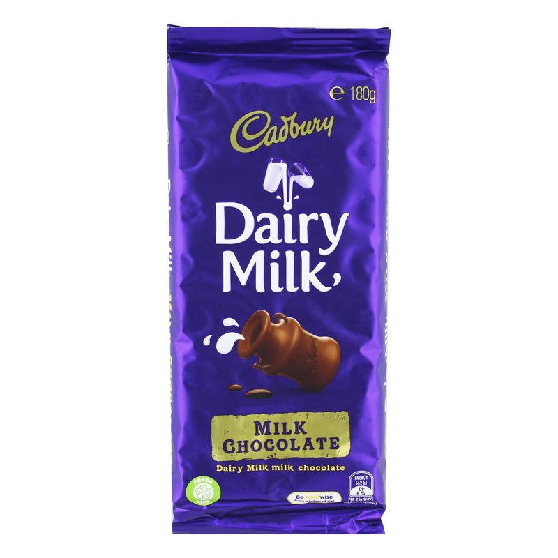 Cadbury Dairy Milk Chocolate Bar (Australia) 180g