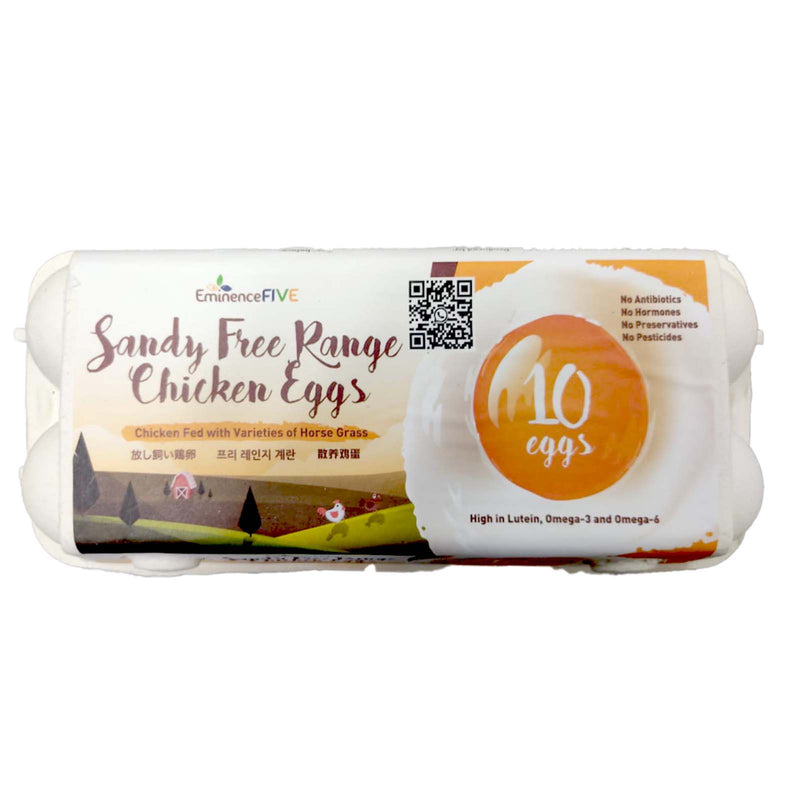 Sandy Free Range Chicken Eggs 10pcs/pack