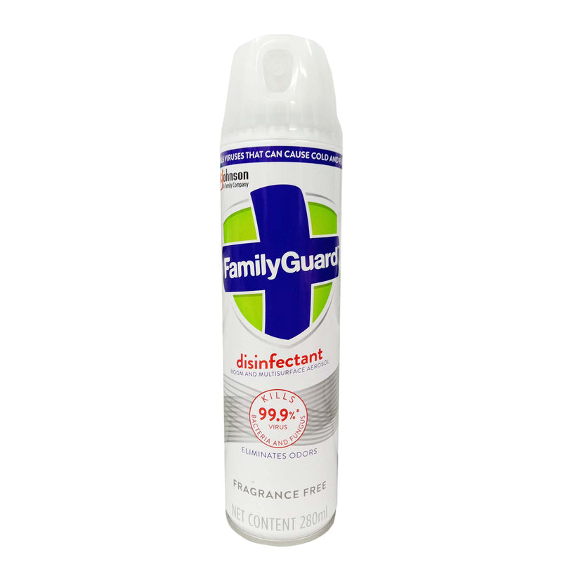 Family Guard Disinfectant Spray Fragrance Free 280ml