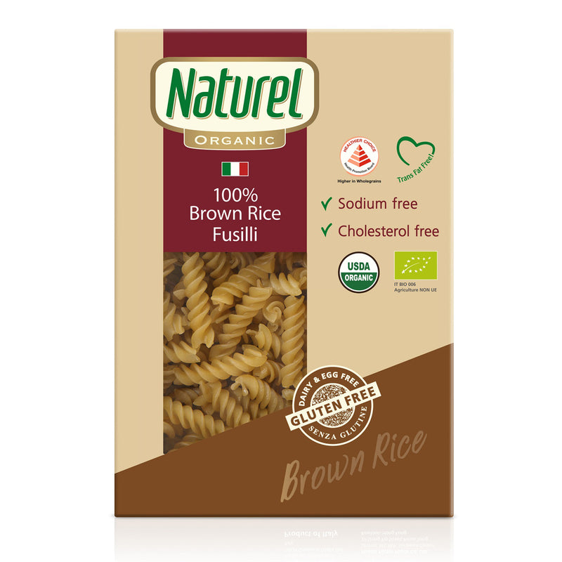 Naturel Organic Brown Rice Fusilli 250g
