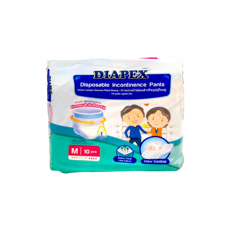 Diapex Adult Diapers Pants (M) 10pcs/pack