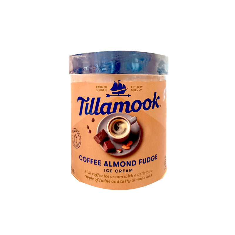 Tillamook Coffee Almond Fudge Ice Cream 1.4L
