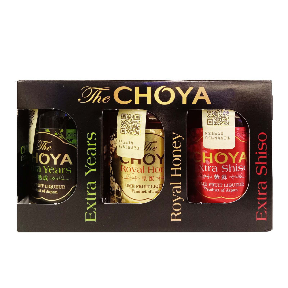 Choya Extra Black Miniature Set 50ml x 3