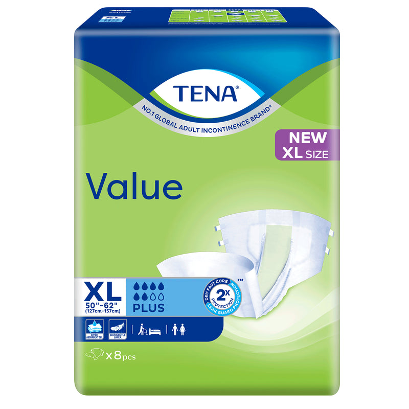 Tena Value Extra Large 8pcs/pack