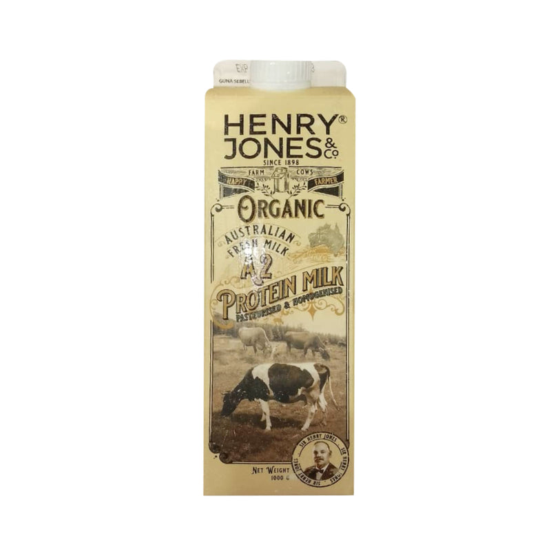 Henry Jones Organic A2 Protein Milk 1L