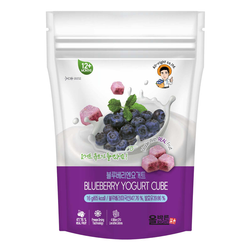 All-Right Blueberry Cube Yogurt 16g