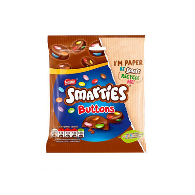 Nestle Smarties Buttons Milk Bag 90g
