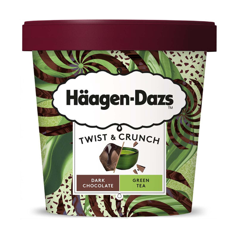 Haagen Dazs Twist Dark Chocolate and Green Tea Ice Cream 420ml